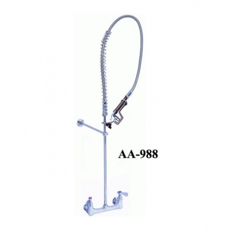 AA Faucet Pre-Rinse Unit Wall-Mount S/S